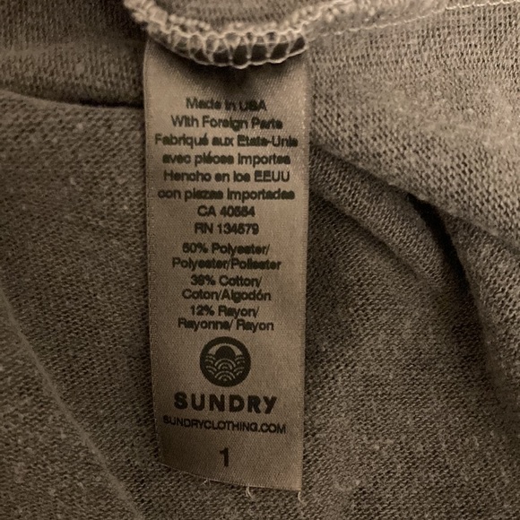 Leopard print Sundry drawstring hoodie - Picture 5 of 5